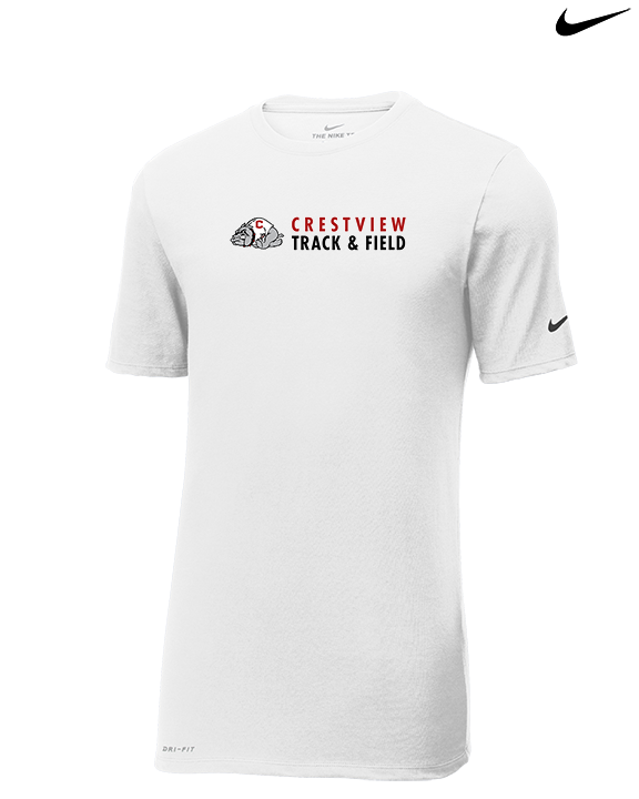 Crestview HS Track & Field Basic - Mens Nike Cotton Poly Tee