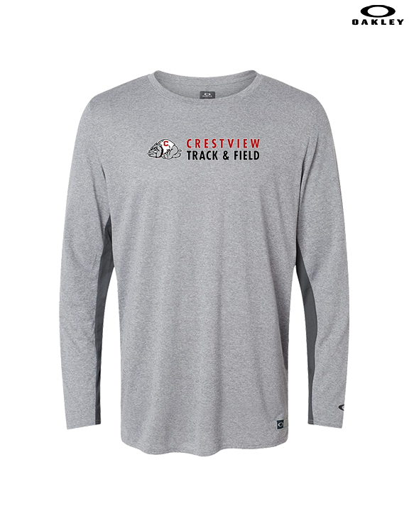 Crestview HS Track & Field Basic - Mens Oakley Longsleeve