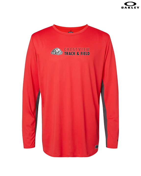 Crestview HS Track & Field Basic - Mens Oakley Longsleeve