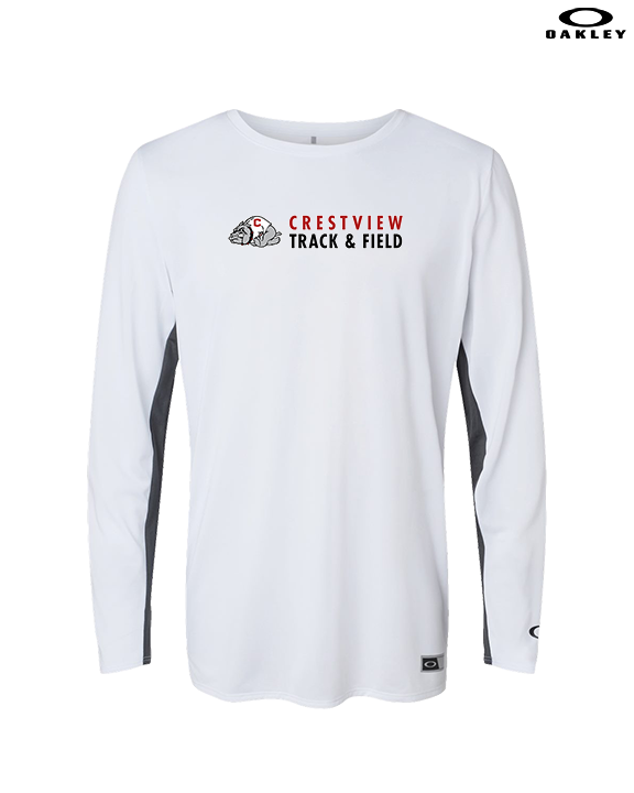 Crestview HS Track & Field Basic - Mens Oakley Longsleeve