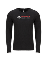 Crestview HS Track & Field Basic - Tri-Blend Long Sleeve