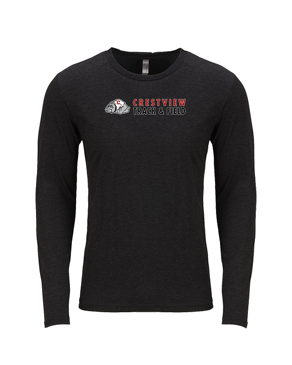 Crestview HS Track & Field Basic - Tri-Blend Long Sleeve