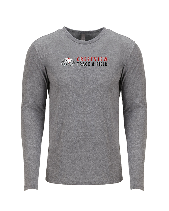 Crestview HS Track & Field Basic - Tri-Blend Long Sleeve