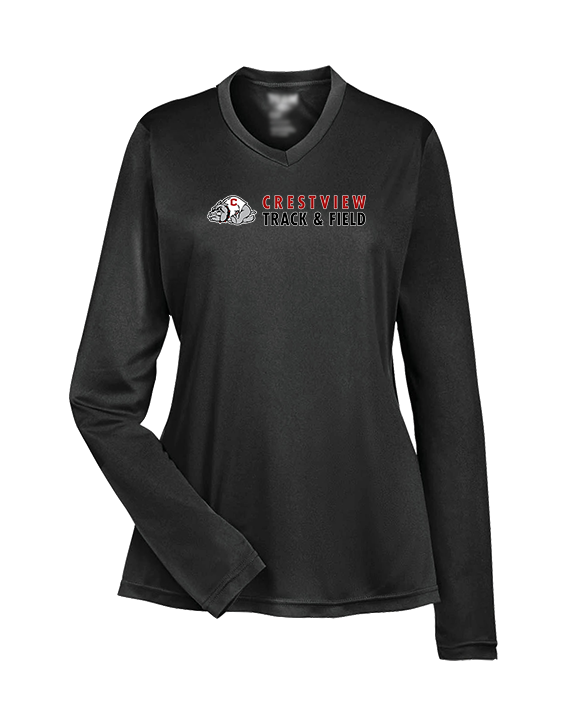 Crestview HS Track & Field Basic - Womens Performance Longsleeve