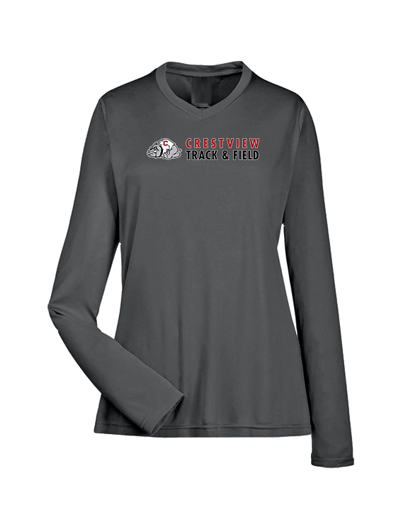 Crestview HS Track & Field Basic - Womens Performance Longsleeve