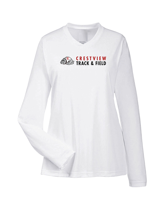 Crestview HS Track & Field Basic - Womens Performance Longsleeve