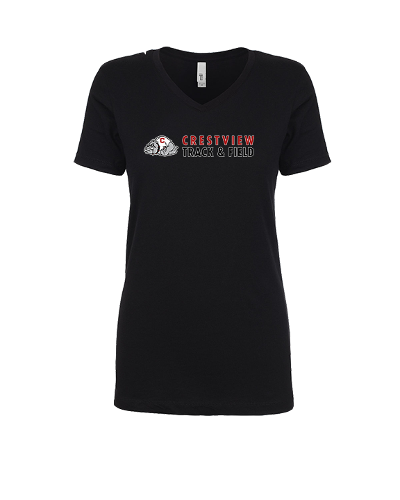 Crestview HS Track & Field Basic - Womens V-Neck