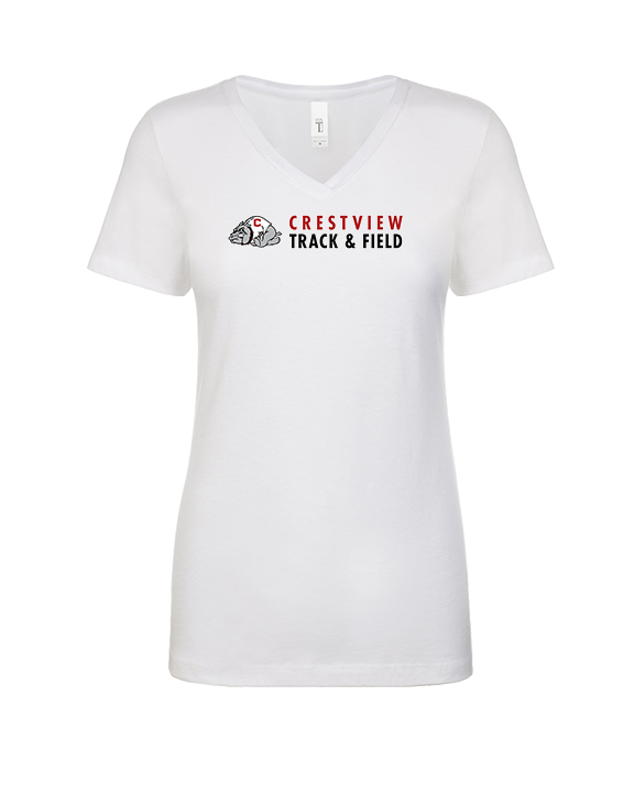 Crestview HS Track & Field Basic - Womens V-Neck