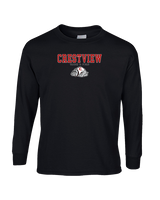 Crestview HS Track & Field Block - Cotton Longsleeve