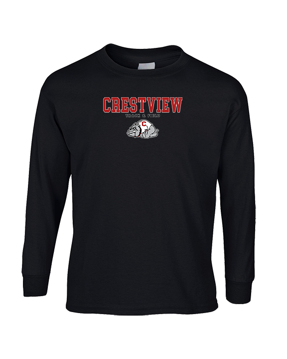 Crestview HS Track & Field Block - Cotton Longsleeve