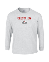 Crestview HS Track & Field Block - Cotton Longsleeve