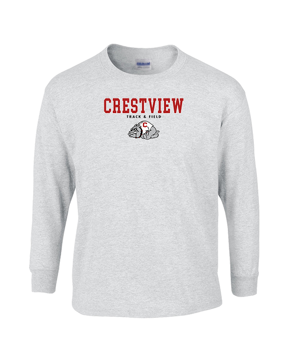Crestview HS Track & Field Block - Cotton Longsleeve