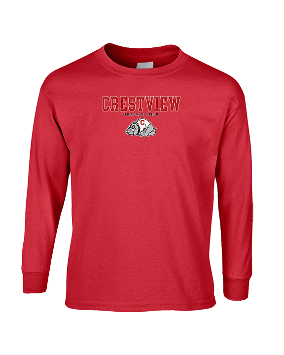 Crestview HS Track & Field Block - Cotton Longsleeve