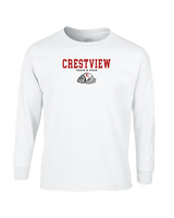 Crestview HS Track & Field Block - Cotton Longsleeve