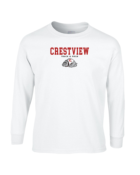 Crestview HS Track & Field Block - Cotton Longsleeve