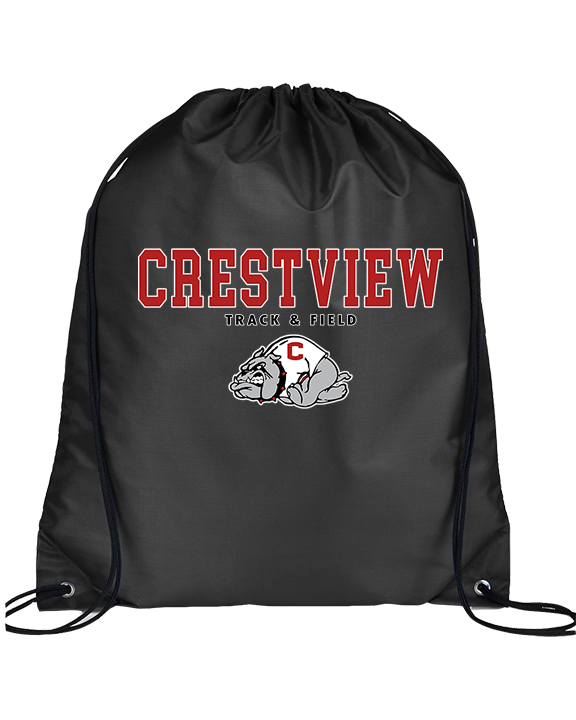 Crestview HS Track & Field Block - Drawstring Bag