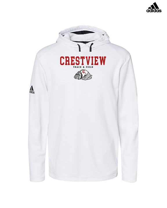 Crestview HS Track & Field Block - Mens Adidas Hoodie