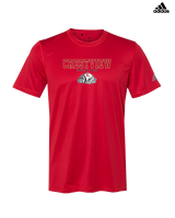 Crestview HS Track & Field Block - Mens Adidas Performance Shirt