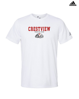 Crestview HS Track & Field Block - Mens Adidas Performance Shirt