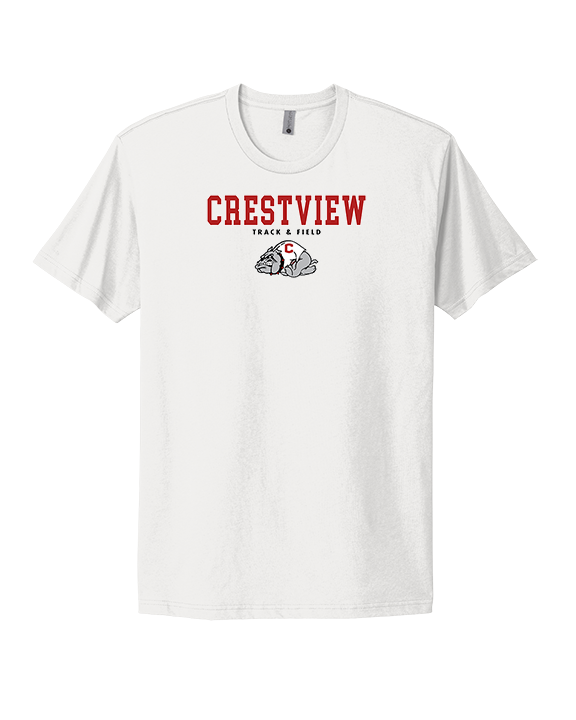 Crestview HS Track & Field Block - Mens Select Cotton T-Shirt