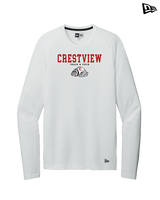 Crestview HS Track & Field Block - New Era Performance Long Sleeve