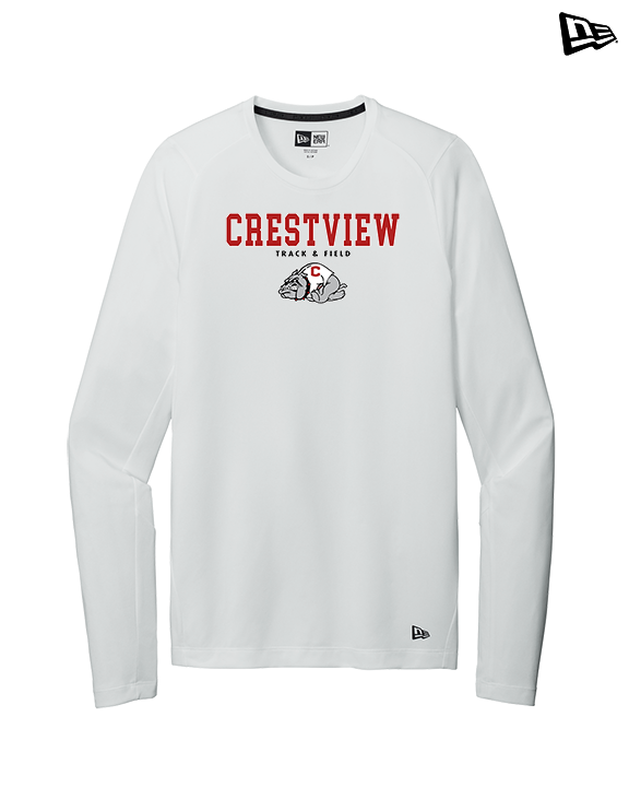 Crestview HS Track & Field Block - New Era Performance Long Sleeve