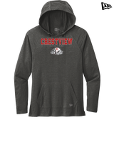 Crestview HS Track & Field Block - New Era Tri-Blend Hoodie