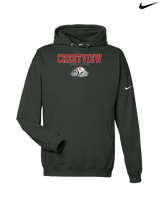 Crestview HS Track & Field Block - Nike Club Fleece Hoodie