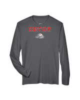 Crestview HS Track & Field Block - Performance Longsleeve