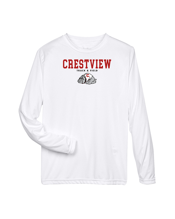 Crestview HS Track & Field Block - Performance Longsleeve