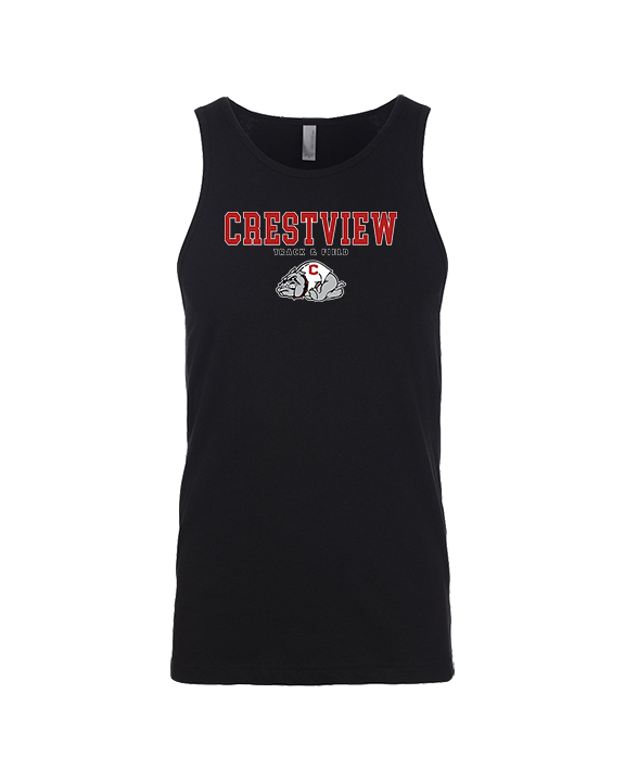 Crestview HS Track & Field Block - Tank Top