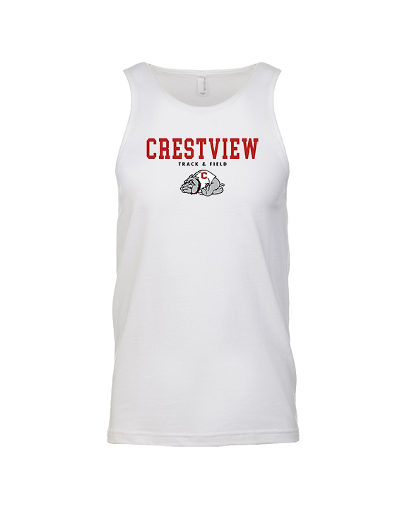 Crestview HS Track & Field Block - Tank Top