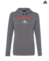 Crestview HS Track & Field Block - Womens Adidas Hoodie