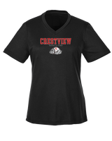 Crestview HS Track & Field Block - Womens Performance Shirt