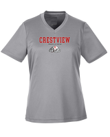 Crestview HS Track & Field Block - Womens Performance Shirt