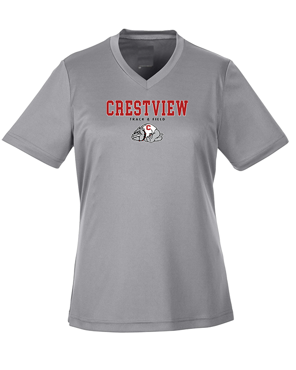 Crestview HS Track & Field Block - Womens Performance Shirt
