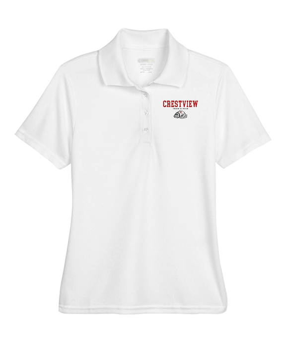 Crestview HS Track & Field Block - Womens Polo