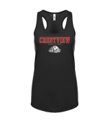 Crestview HS Track & Field Block - Womens Tank Top