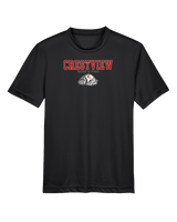 Crestview HS Track & Field Block - Youth Performance Shirt
