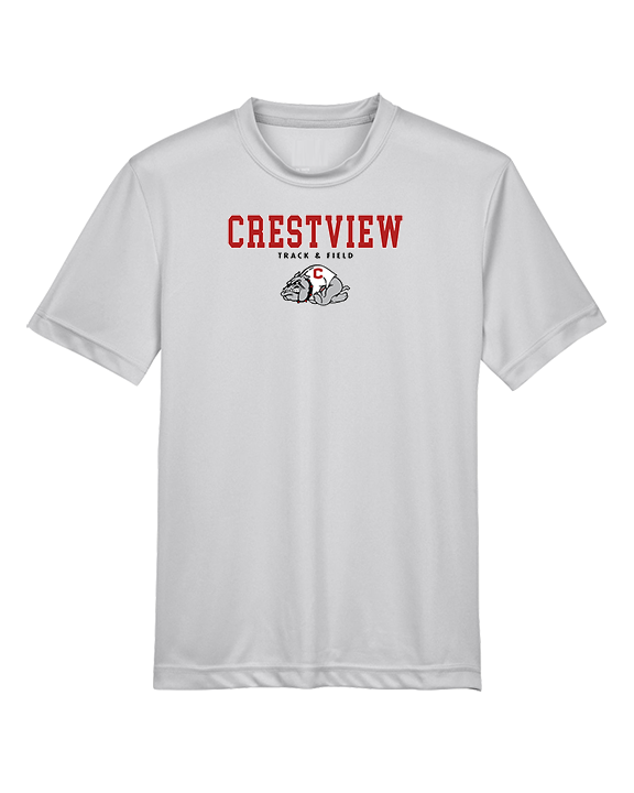 Crestview HS Track & Field Block - Youth Performance Shirt