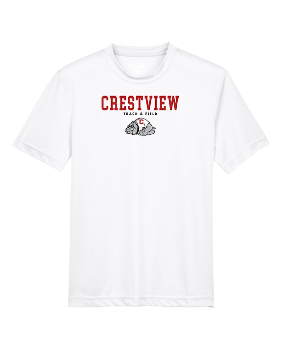 Crestview HS Track & Field Block - Youth Performance Shirt