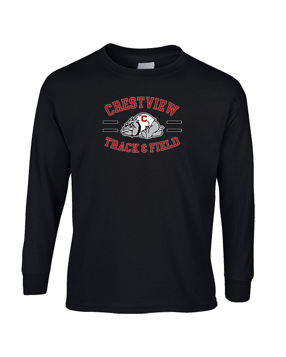 Crestview HS Track & Field Curve - Cotton Longsleeve
