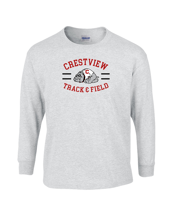 Crestview HS Track & Field Curve - Cotton Longsleeve