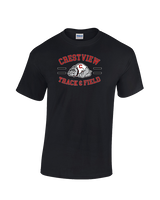 Crestview HS Track & Field Curve - Cotton T-Shirt