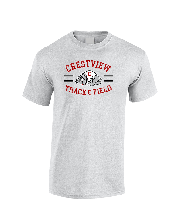 Crestview HS Track & Field Curve - Cotton T-Shirt