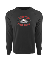 Crestview HS Track & Field Curve - Crewneck Sweatshirt