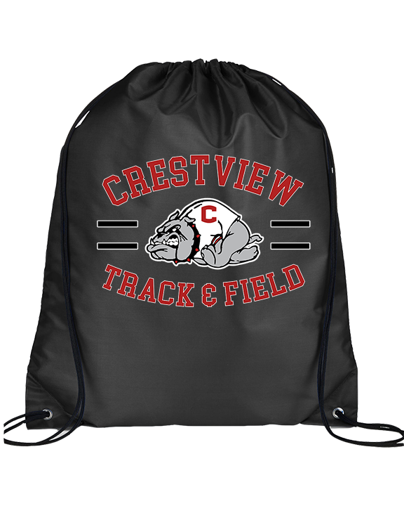 Crestview HS Track & Field Curve - Drawstring Bag