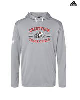 Crestview HS Track & Field Curve - Mens Adidas Hoodie