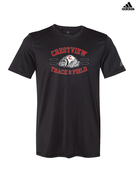 Crestview HS Track & Field Curve - Mens Adidas Performance Shirt