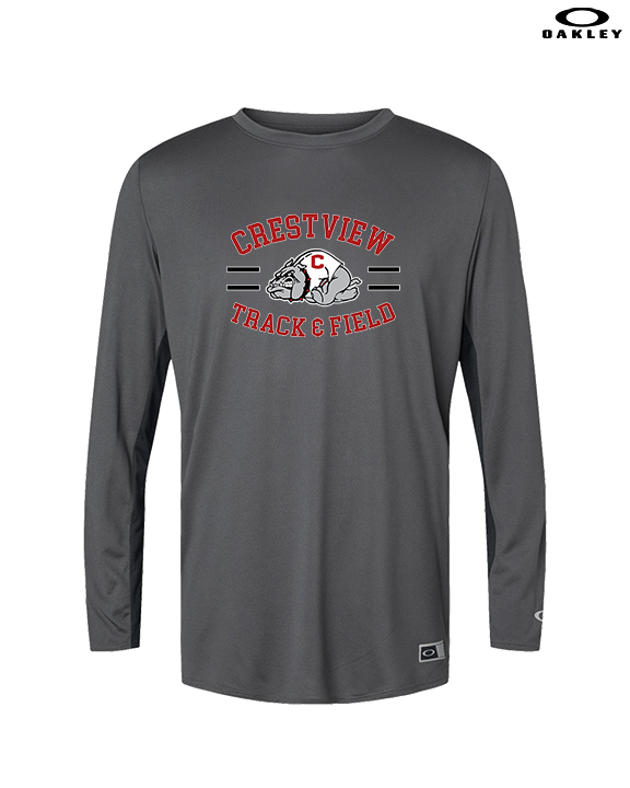 Crestview HS Track & Field Curve - Mens Oakley Longsleeve